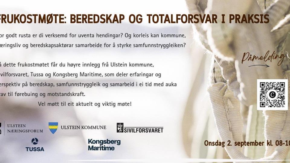 Lenkje til artikkel: Beredskap og totalforsvar i praksis