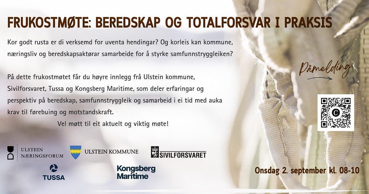 Lenkje til artikkel: Beredskap og totalforsvar i praksis