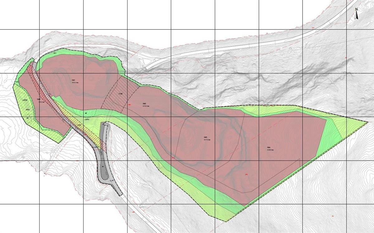 Plankart detaljregulering Kvalneset - Klikk for stort bilete