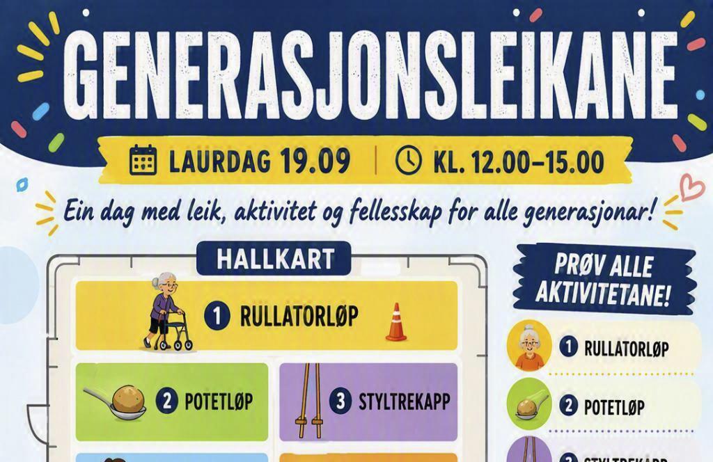 Lenkje til artikkel: Bli med på Generasjonsleikane 2026