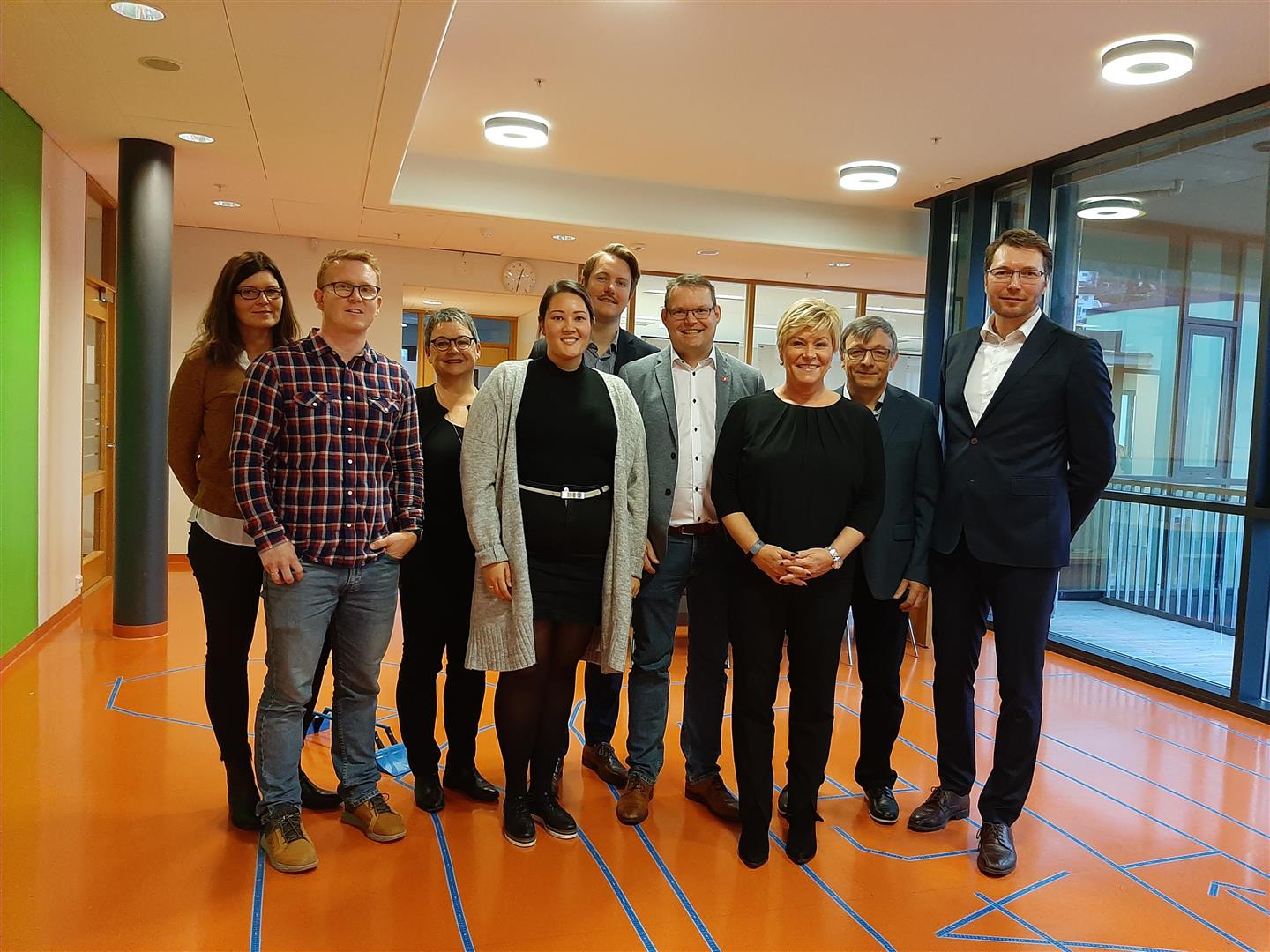 Besok Av Finansministeren Pa Ulstein Ungdomsskule Ulstein Kommune