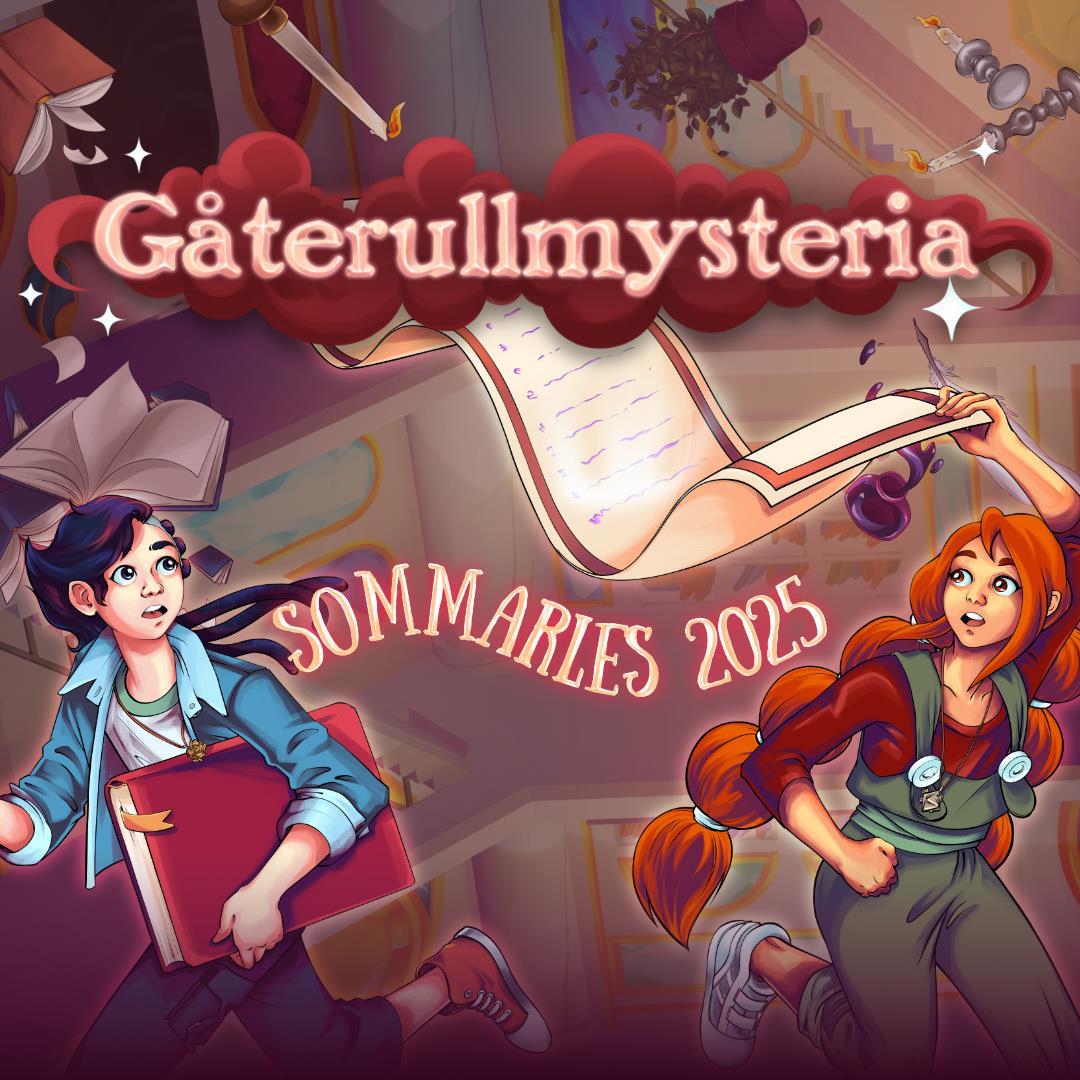 Bilde av boka Gåterullmysteria. - Klikk for stort bilete